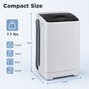 Automatic Washing Machine 7.7 lbs with 8 Programs & Drain Pump