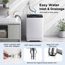 Automatic Washing Machine 7.7 lbs with 8 Programs & Drain Pump
