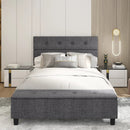 Full/Queen/Twin Upholstered Bed Frame with Ottoman Storage by LJGDeals