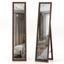 Full Length Mirror with Stand and Solid Wood Frame by LJGDeals