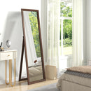 Full Length Mirror with Stand and Solid Wood Frame by LJGDeals