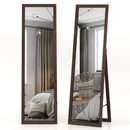 Full Length Mirror with Stand and Solid Wood Frame by LJGDeals