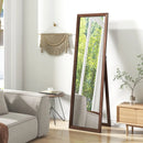 Full Length Mirror with Stand and Solid Wood Frame by LJGDeals