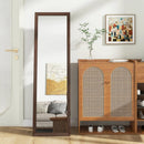 Full Length Mirror with Stand and Solid Wood Frame by LJGDeals