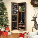 Jewelry Cabinet Wall or Door Mounted Jewelry Armoire Modern Hanging Jewelry Organizer by LJGDeals