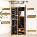 Jewelry Cabinet Wall or Door Mounted Jewelry Armoire Modern Hanging Jewelry Organizer by LJGDeals