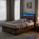 Twin LED Bed Frame with 60 000+ Color Lights & App Control by DirectDeals