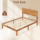 Twin/Full/Queen Size Bed Frame with Headboard and Storage Space by LJGDeals