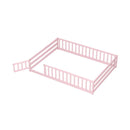 Full Size Floor Bed with Full Length Safety Guardrails by LJGDeals