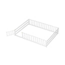 Full Size Floor Bed with Full Length Safety Guardrails by LJGDeals