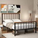 Bed Frame with Headboard and Footboard by LJGDeals