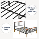 Bed Frame with Headboard and Footboard by LJGDeals