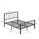 Bed Frame with Headboard and Footboard by LJGDeals