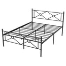 Full/Queen Size Metal Platform Bed Frame with Headboard and Footboard by DirectDeals