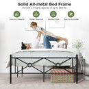 Full/Queen Size Metal Platform Bed Frame with Headboard and Footboard by DirectDeals