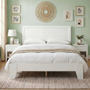 Full Size Platform Bed Frame with Headboard - No Box Spring by DirectDeals