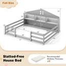 Full Size Montessori Floor Bed with Storage Compartments and Shelf by LJGDeals