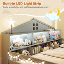 Full Size Montessori Floor Bed with Storage Compartments and Shelf by LJGDeals