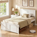 Twin Size Platform Bed Frame with Headboard by LJGDeals