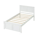 Twin Size Platform Bed Frame with Headboard by LJGDeals