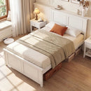 Twin Size Platform Bed Frame with Headboard by LJGDeals