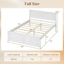Twin Size Platform Bed Frame with Headboard by DirectDeals