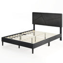 Twin/Full/Queen Size Upholstered Platform Bed Frame with High Headboard by LJGDeals
