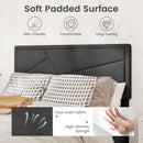 Twin/Full/Queen Size Upholstered Platform Bed Frame with High Headboard-Full Size