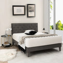Full/Queen Size Upholstered Platform Bed with Tufted Headboard by LJGDeals
