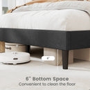 Twin/Full/Queen Size Upholstered Platform Bed Frame with High Headboard by LJGDeals