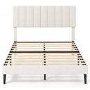 Full Size Velvet Upholstered Platform Bed Frame