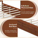 Full Size Wooden Platform Bed Frame with Storage Drawers by LJGDeals