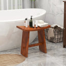 20 Inch Fully Assembled Shower Stool with Curved Seat for Inside Shower by LJGDeals