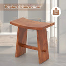 20 Inch Fully Assembled Shower Stool with Curved Seat for Inside Shower by LJGDeals