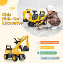 Licensed Caterpillar Kids Ride-On Digger-Yellow by LJGDeals