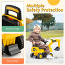 Licensed Caterpillar Kids Ride-On Digger-Yellow by LJGDeals