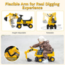 Licensed Caterpillar Kids Ride-On Digger-Yellow by LJGDeals