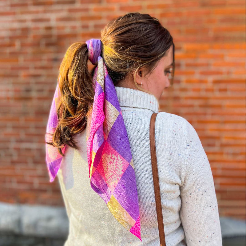 Sari Silk Hair Scarf