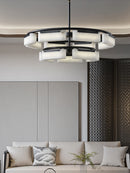 Rectangle Fusion Alabaster Chandelier