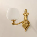 Fyzdlaor American Brass Glass Wall Lamp