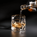 Gold Hoshi Japanese Crystal Whisky Glass