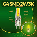 G4 2W 3W Bi Pin Non-Dimmable LED Capsule 12V Low Voltage Bulb Energy Efficient Light IP65 Waterproof by Kings Outdoor Lighting