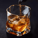 Gold Hoshi Japanese Crystal Whisky Glass