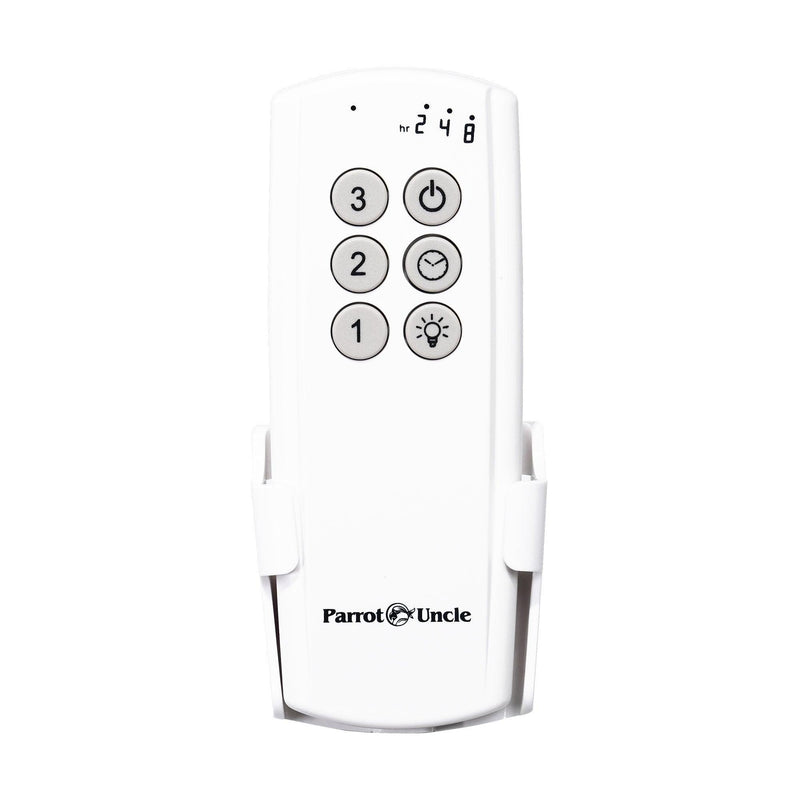 Parrot Uncle Ceiling Fan Remote Control and Receiver Kit with Wall Holder GA006