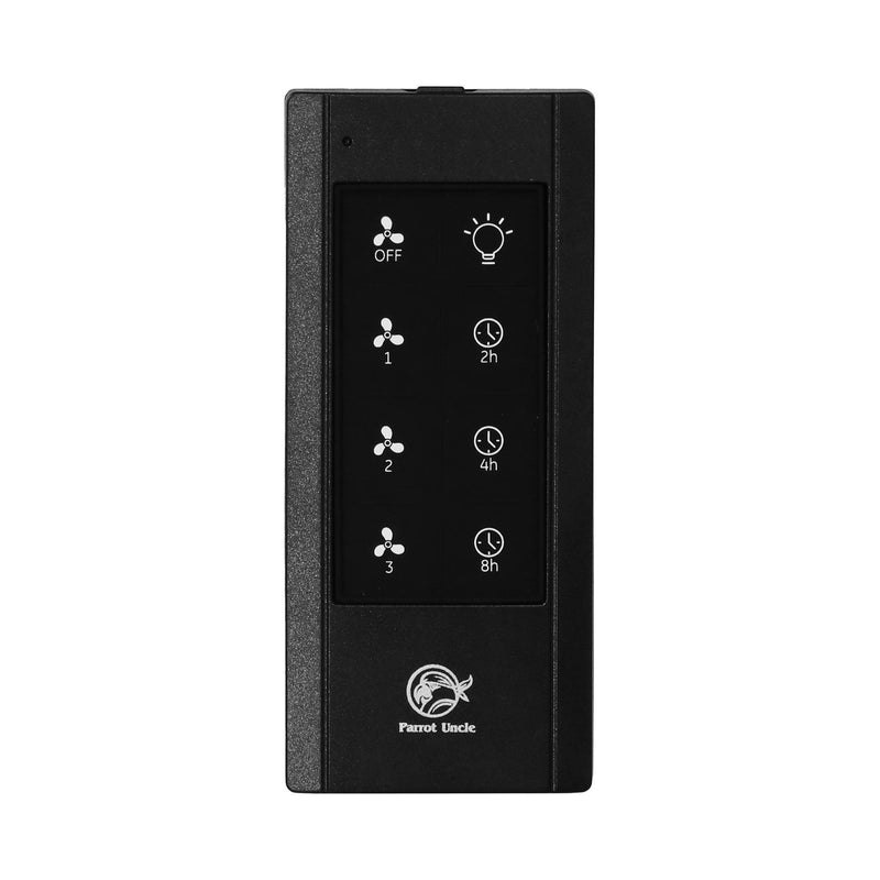 Parrot Uncle AC Ceiling Fan Remote Control and Receiver Kit with Wall Holder GA043