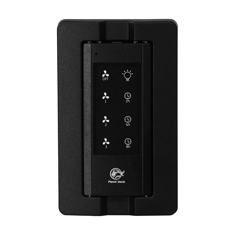 Parrot Uncle AC Ceiling Fan Remote Control and Receiver Kit with Wall Holder GA043