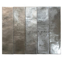 Deep Gray 2.5x10 Matte Ceramic Subway Tile (30 pack, 5.06 sq ft/case)