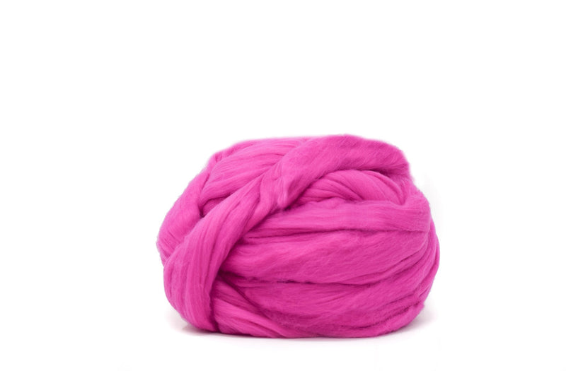 VEGAN ROVING WOOL - BUBBLEGUM