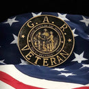 GAR Veteran Grave Marker & Flag Holder with Aluminum Ground Spike | Made in USA by Flagman of America