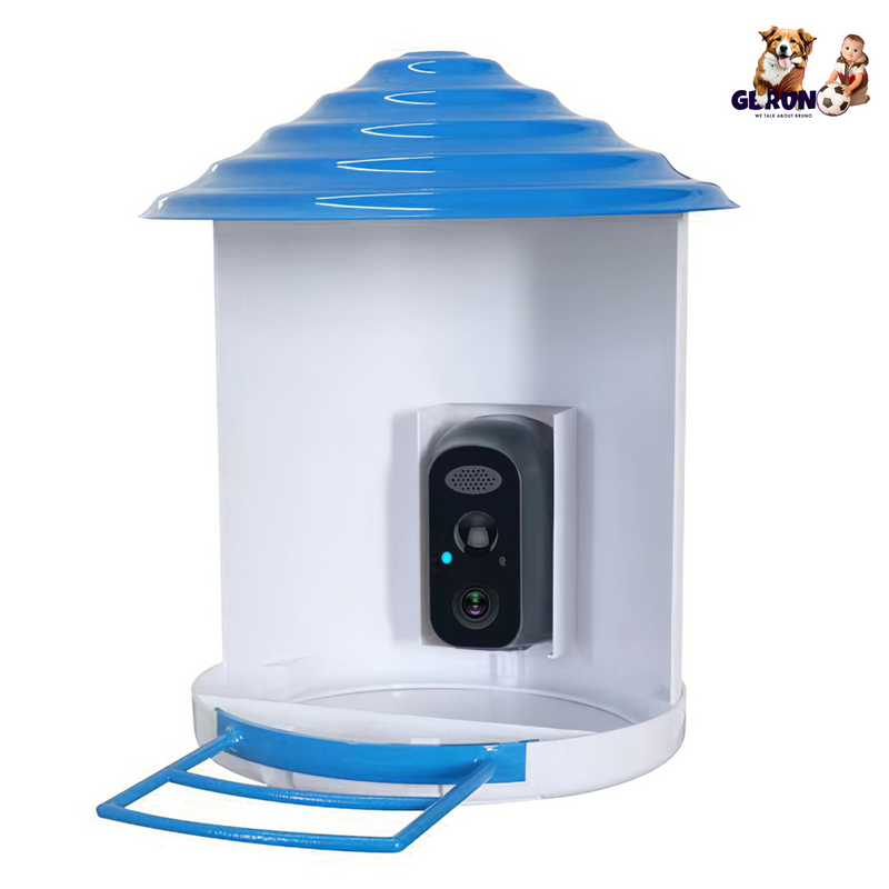 Smart Bird Feeder with Solar Powered Camera 1080P HD AI Identify PIR Motion Auto Capture Video Cloud Card Storage WiFi Connection App Control IP65 Wat, photo 6 of 14